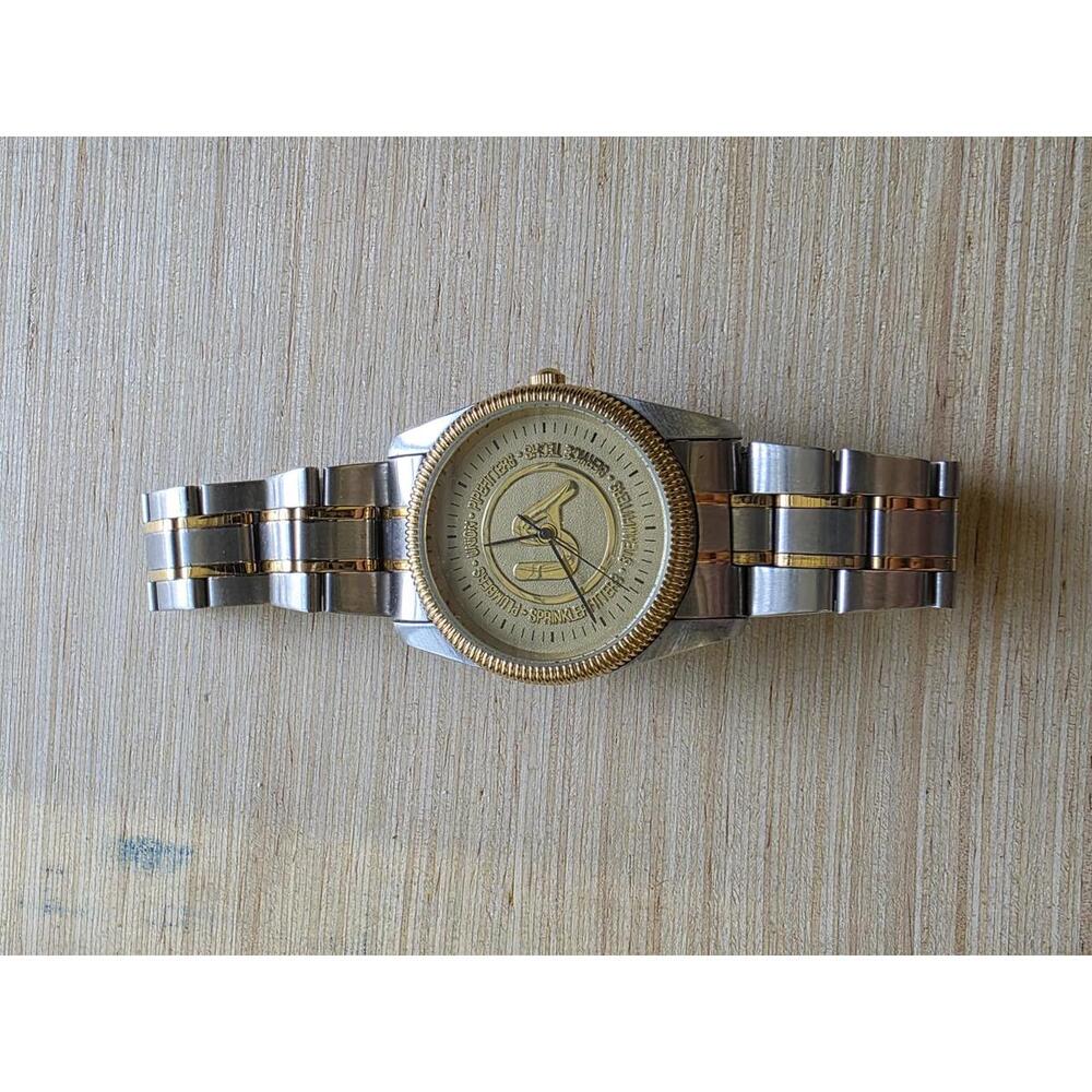 AU Steamfitters Union Plumbers Men Fashion Two Tone Quartz 35mm Watch